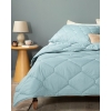 Colourful Cotton Double Pillowcase Quilt Set 195x215 cm Water Green