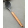 Liana Silicone Laddle Spoon 28 cm Grey