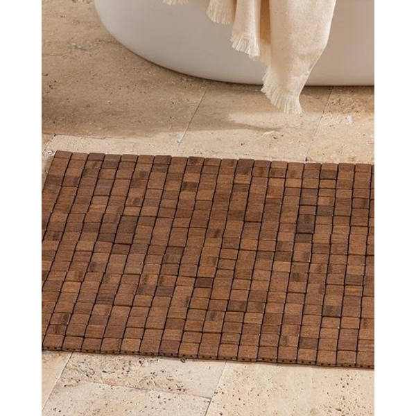 Bamboo Bamboo Shower Slide 50x70 cm Brown