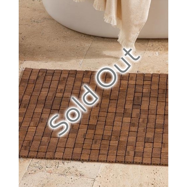 Bamboo Bamboo Shower Slide 50x70 cm Brown