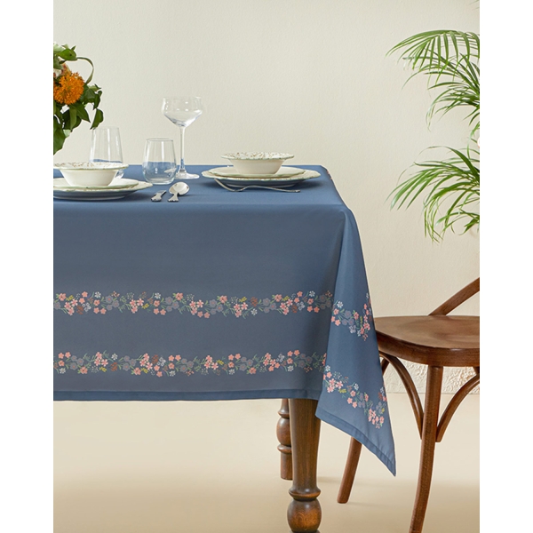 Belleza Polyestere Table Cloth 150x200 cm Dark Blue