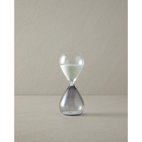 Alvin Glass 15 Min Hourglass 7x7x17.8 cm Smoked