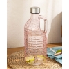 Micale Glass Bottle 1000 ml Pink