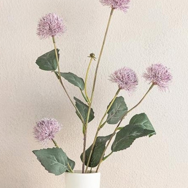 Branch Chrysanthemum Plastic Single Branch Artificial Flower 82 Cm Purple