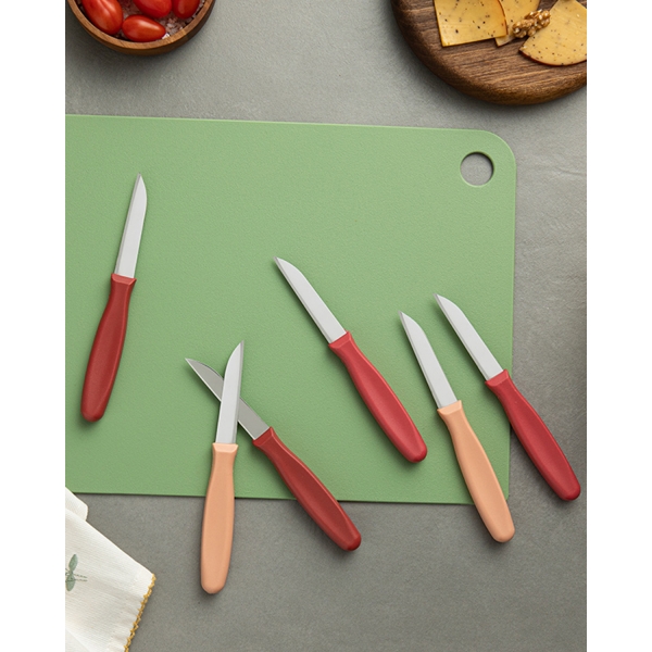 Easy Cut Steel 6 Set Knife 16 cm Red