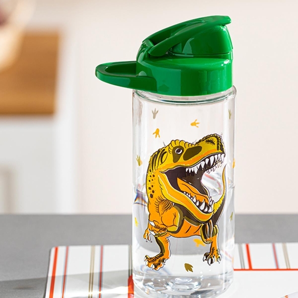 Dinosaurs World tritan Men's Kids Water Bottle 500 ml Green
