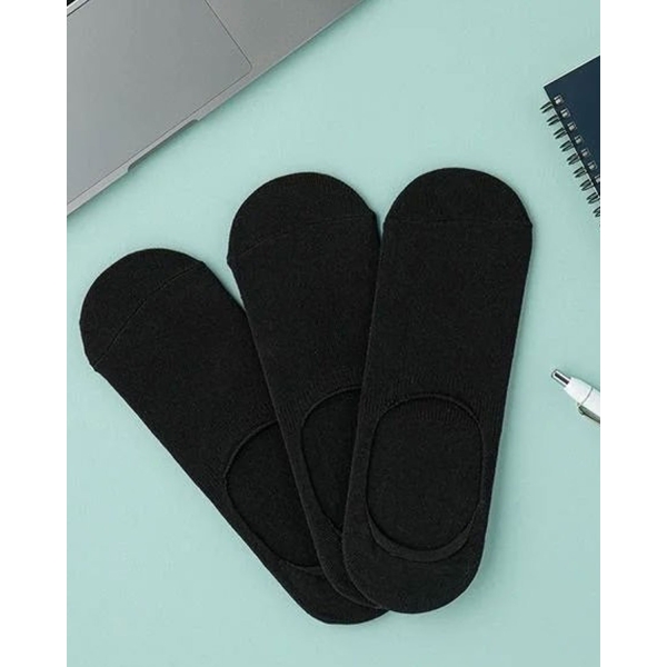 Moi Cotton Polyester 3 set - Men Ballet Socks 40-44 Black