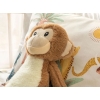 Little Monkey Polyestere Baby Decorative Dovetail 35x15 cm Ecru