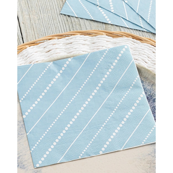 Blou Paper 20 Set Tissue Napkin 33x33 cm Blue