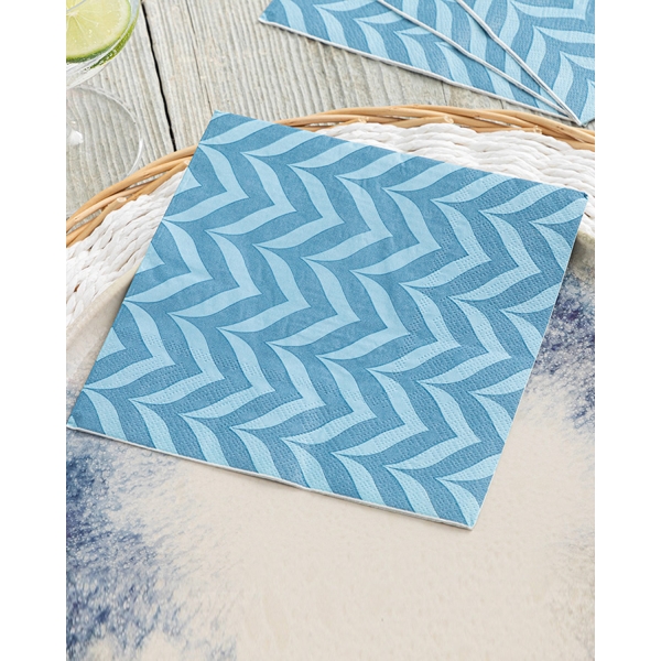 Vonal Paper 20 Set Tissue Napkin 33x33 cm Blue
