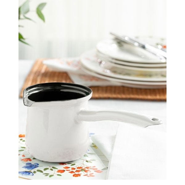 Isidora Enamel Coffee Pot 500 ml Cream