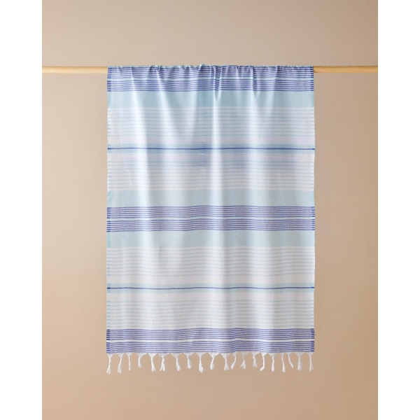 River Rejenere Striped Loincloth 90x150 cm Dark Blue- Blue