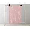 Lamb Cotton Girl's Baby Blanket 80x120 cm Pink