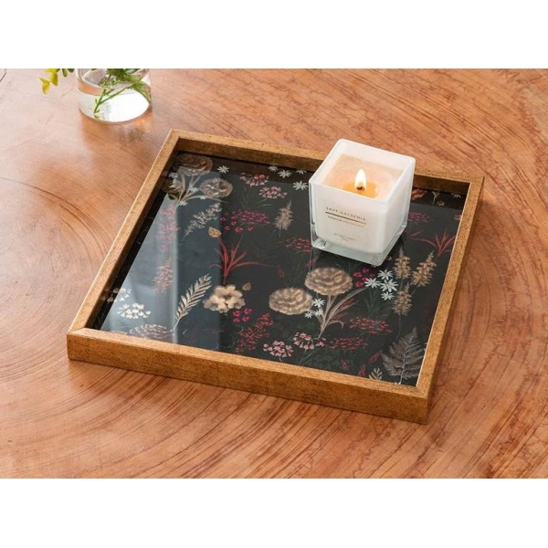 Spring Time Decorative Tray 31x46 cm Gold