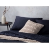 Aurora Silky Touch Super King Duvet Cover Set 260x220 cm Midnight Blue