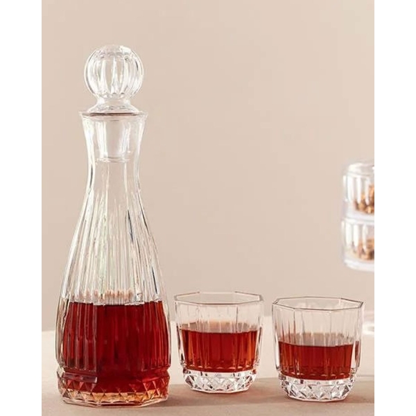 Luzia Glass 3 Pieces Carafe Transparent