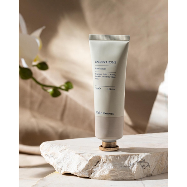 White Flowers Hand Cream 30 mL Beige