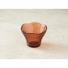 Flare Glass Cup 13 cm Brown