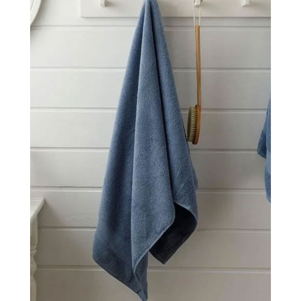 Pure Basic Cotton Bath Towel 70x140 cm Dark Blue