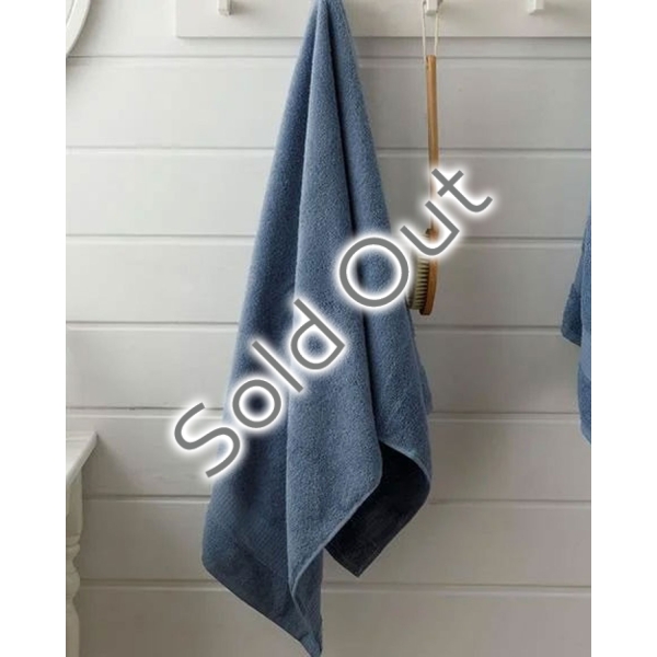 Pure Basic Cotton Bath Towel 70x140 cm Dark Blue