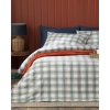 Cozy Plaid Winter Soft Double Duvet Cover Set 200x220 cm Green