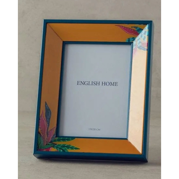 Exotic Flower Glass Frame 13x18 cm Orange