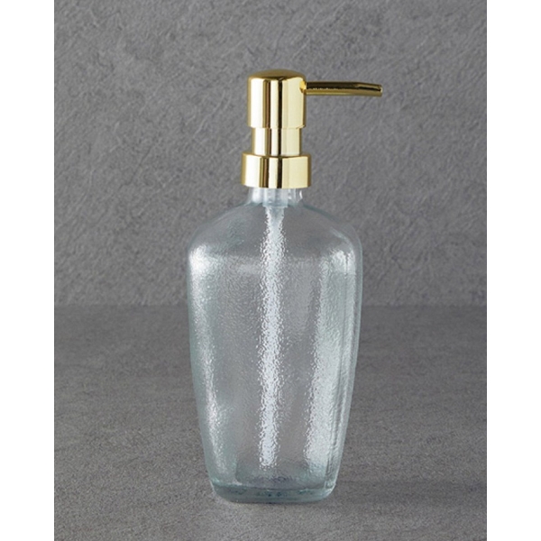 Leslie Glass Liquid Soap Dispense 8x8x20 cm Transparent