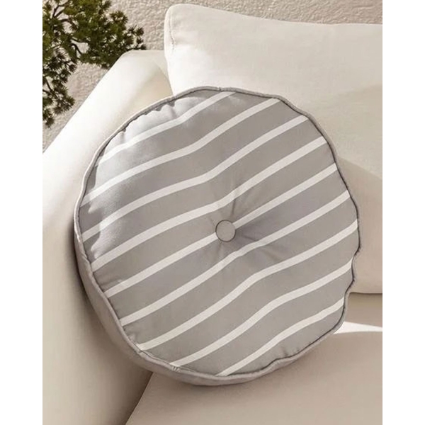 Southsea Cotton Decorative Cushion 40 cm Beige - Ecru