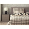 Cosmos Garden Soft Cotton with Digital Print For One Person Duvet Cover Set Pack 160x220 cm Beige