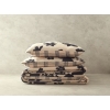 Cosmos Garden Soft Cotton with Digital Print For One Person Duvet Cover Set Pack 160x220 cm Beige