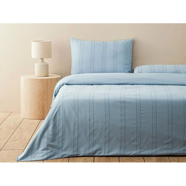Fancy Premium Soft Cotton Double Duvet Cover Set 200x220 cm Blue