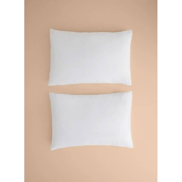Novella Premium Soft Cotton 2 pcs Pillowcase 50x70 cm White
