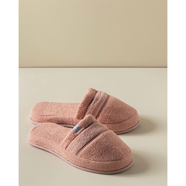 Soft Cotton Spa Slippers 36-40 Light Pink