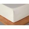 Micell Cotton Satin Queen Size Fitted Sheet 160x200 cm White