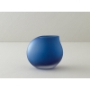 Olena Glass Vase Navy Blue