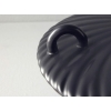 Crown Ceramic Vase 28x28x24 cm Anthracite