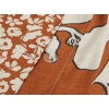 Grandiflora Soft Cotton with Digital Print Double Duvet Cover Set Pack 200x220 cm Terracotta