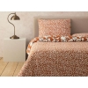 Grandiflora Soft Cotton with Digital Print For One Person Duvet Cover Set Pack 160x220 cm Terracotta