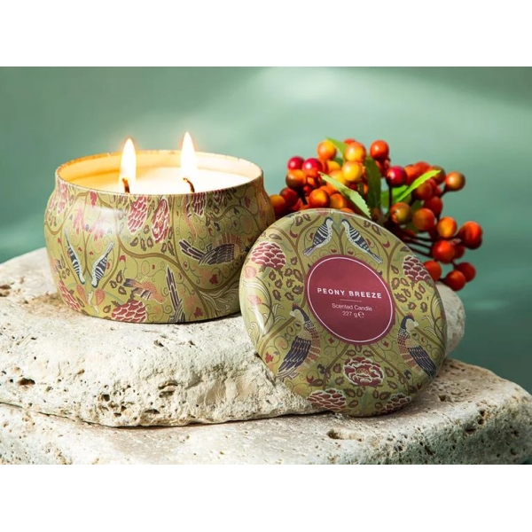 Peony Breeze Scented Candle 227 gr Yellow