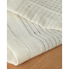 Luxe Linen Look Polyester Runner 45x150 cm Cream Black