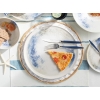 Aqua Side Ceramic Pizza Serving Plate 32 cm Blue