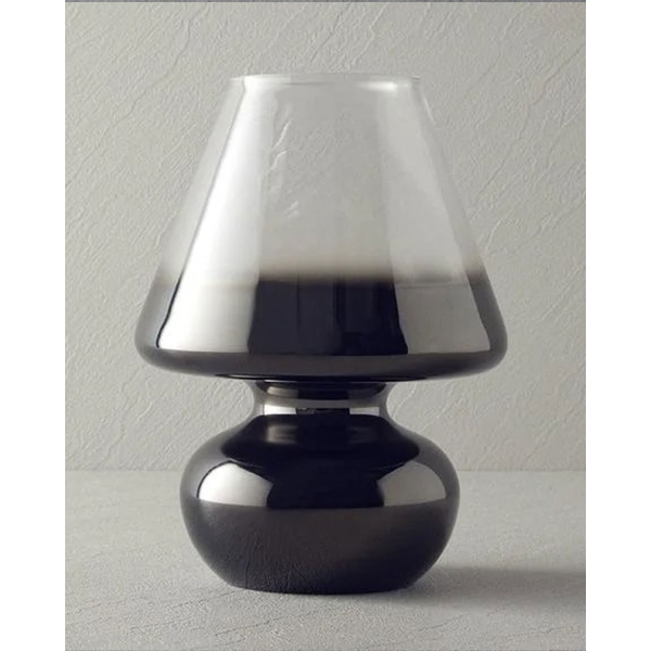 Stacy Glass Vase 18.8x25 cm Black
