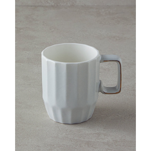 New Bone China Mug 270 ml Gray