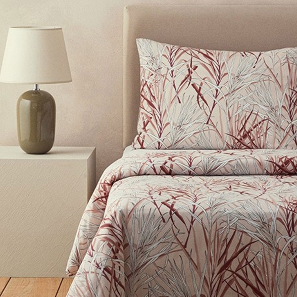 Sedgeland Easy Ironing  Double Duvet Cover Set 200x220 cm Powder Pink