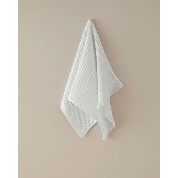 Sofia Cotton Waffle Bath Towel 70x140 cm Ecru