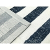 Bold Stripe Striped Cotton Bath Mat Set 60x90 + 50x60 cm Navy Blue - Ecru
