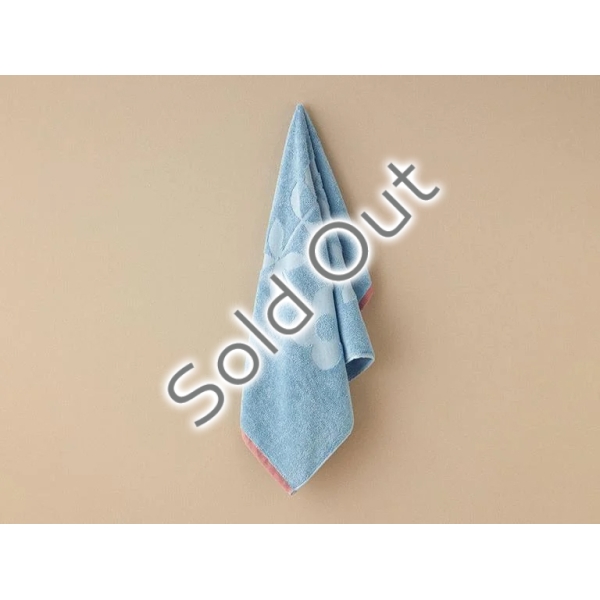 Mix Duo Cotton Jacquard Face Towel 50X80 Cm Blue