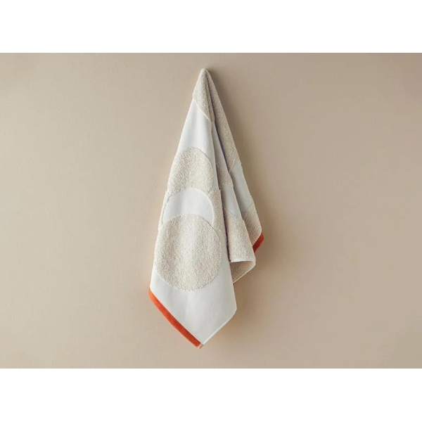 Mix Blend Cotton Jacquard Face Towel 50x80 Cm Beige