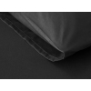Plain Cotton Single Size Fitted Sheet Set 100x200 cm Anthracite