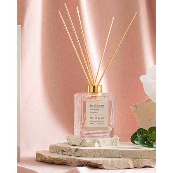 White Flowers Diffuser Sticks 500 ml Beige